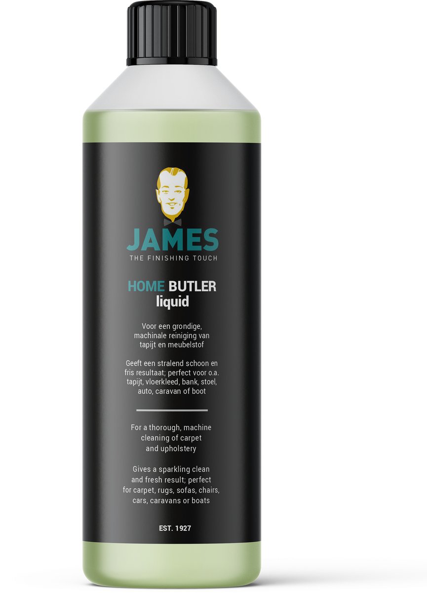 James Home Butler Liquid | Reinigingsmiddel voor gebruik i.c.m. sproei-extractiemachine