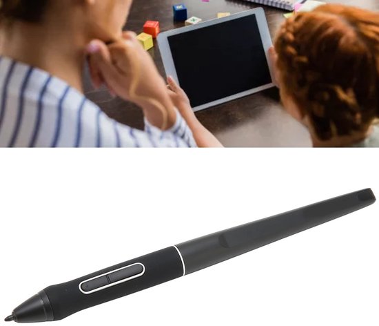 Dailygoods- Stylus Pen 8192 Drukgevoelig - Digitale Pen - Lichtgewicht - Ergonomisch Ontwerp - Twee Aangepaste Knoppen - Compatibel met HUION Kamvas Pro 12/13/16/20 — afbeelding 5