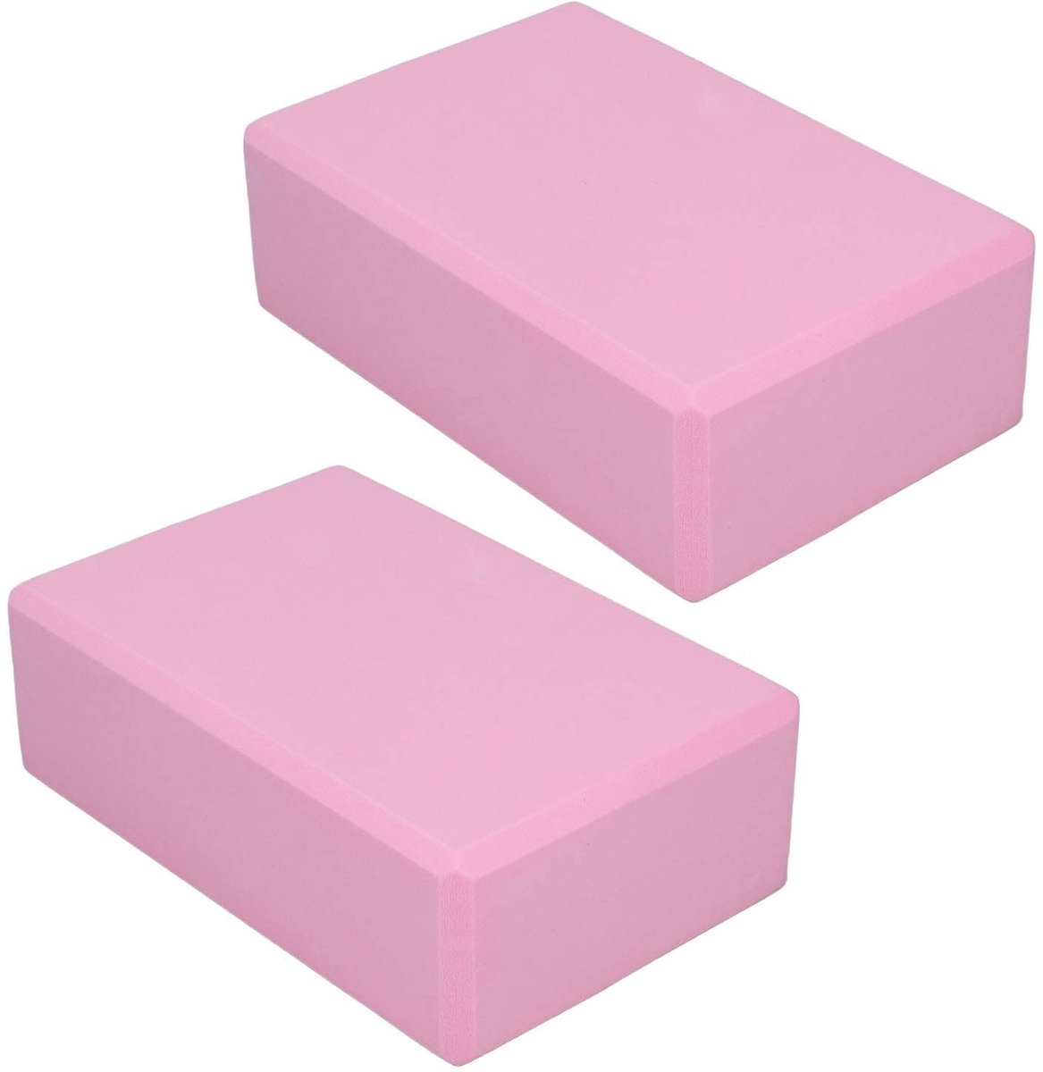Dailygoods- Yoga Blok Lichtgewicht - Yogablokken Set van 2 - Antislip Ondersteuning - Duurzaam Schuim - Veilige Stabiliteit - Ideaal voor Meditatie - Yogablok