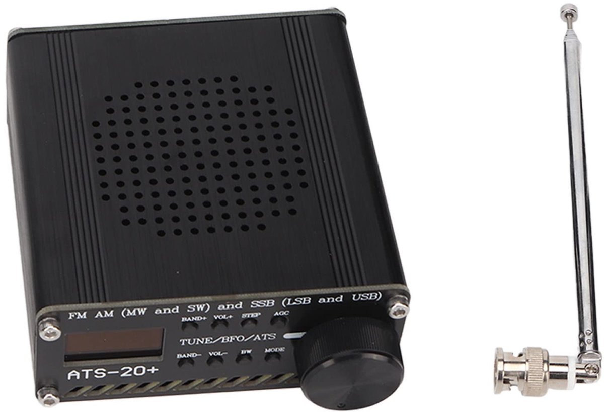 Dailygoods - Draagbare Radio-ontvanger - Full-band FM AM LW SW - Aluminiumlegering - Voor Wereldwijde Ontvangst - Compakt en Betrouwbaar - Ideaal...