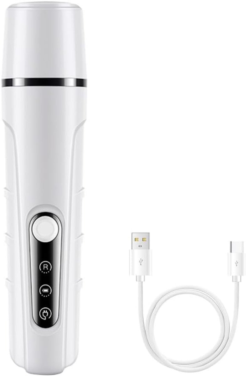 KZQ Elektrische Nagelslijper voor Honden, Draadloze Puppy Nageltrimmer met LED Verlichting en Slim Display, Stille Pet Nagelverzorger voor Honden en Katten