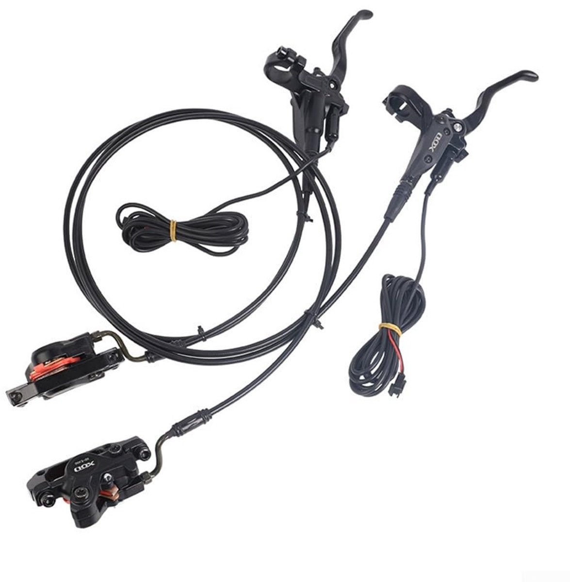 Dailygoods - Hydraulische Schijfremset voor Elektrische Fietsen, Voor en Achter