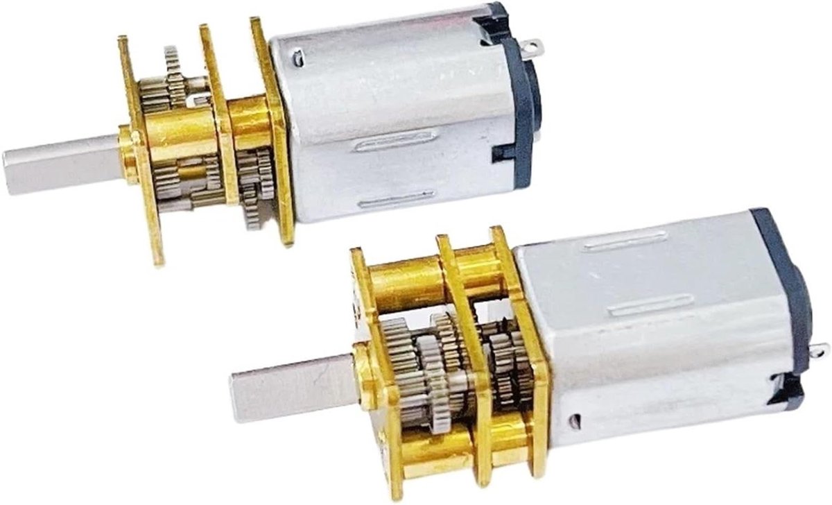 Transmissiemotor - Micro motor - Modelbouw - Variabele spanning - 30-1000 RPM - Metaal