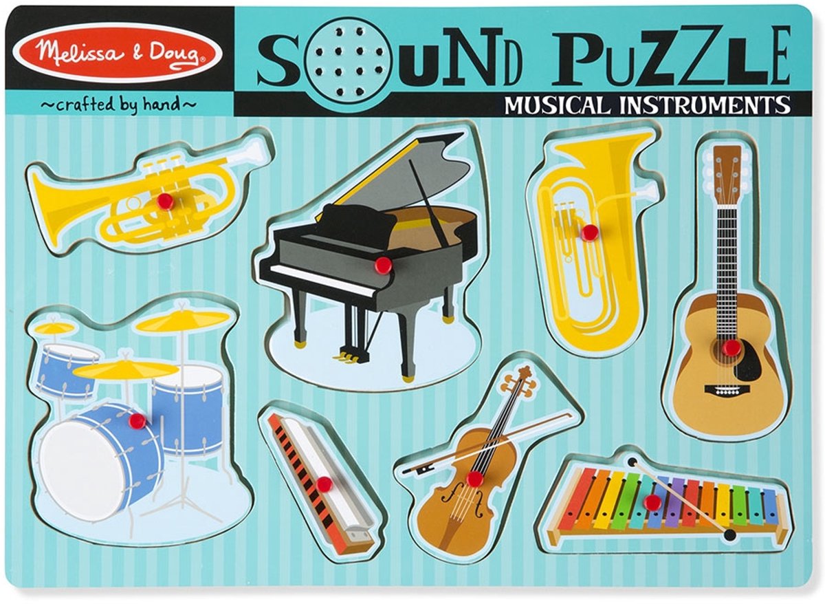 Melissa & Doug - Musical Instruments - Legpuzzle met geluid