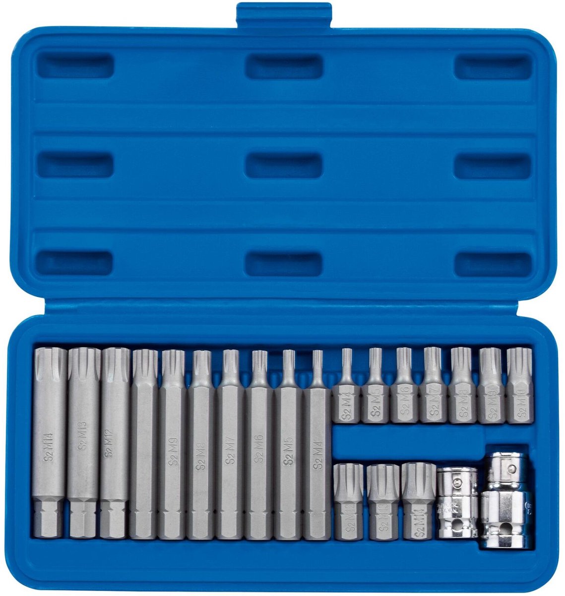 Draper 1/2" Bitset Ribe in koffertje, 22-delig