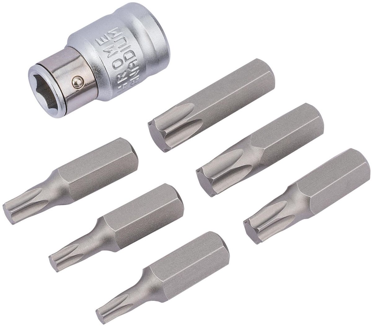 Draper Expert TX-STAR® 3/8" Torx bit- en bithouderset, 7-delig
