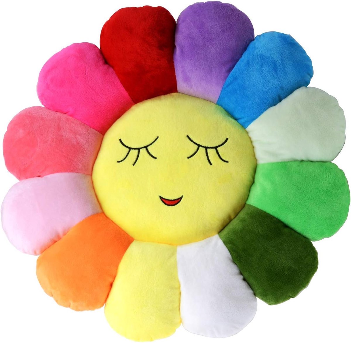 50,8 cm zonnebloem vloerkussen voor kinderen, zacht zitkussen, stoelkussen, bankkussens voor meisjeskamers en babykamers, woondecoratie
