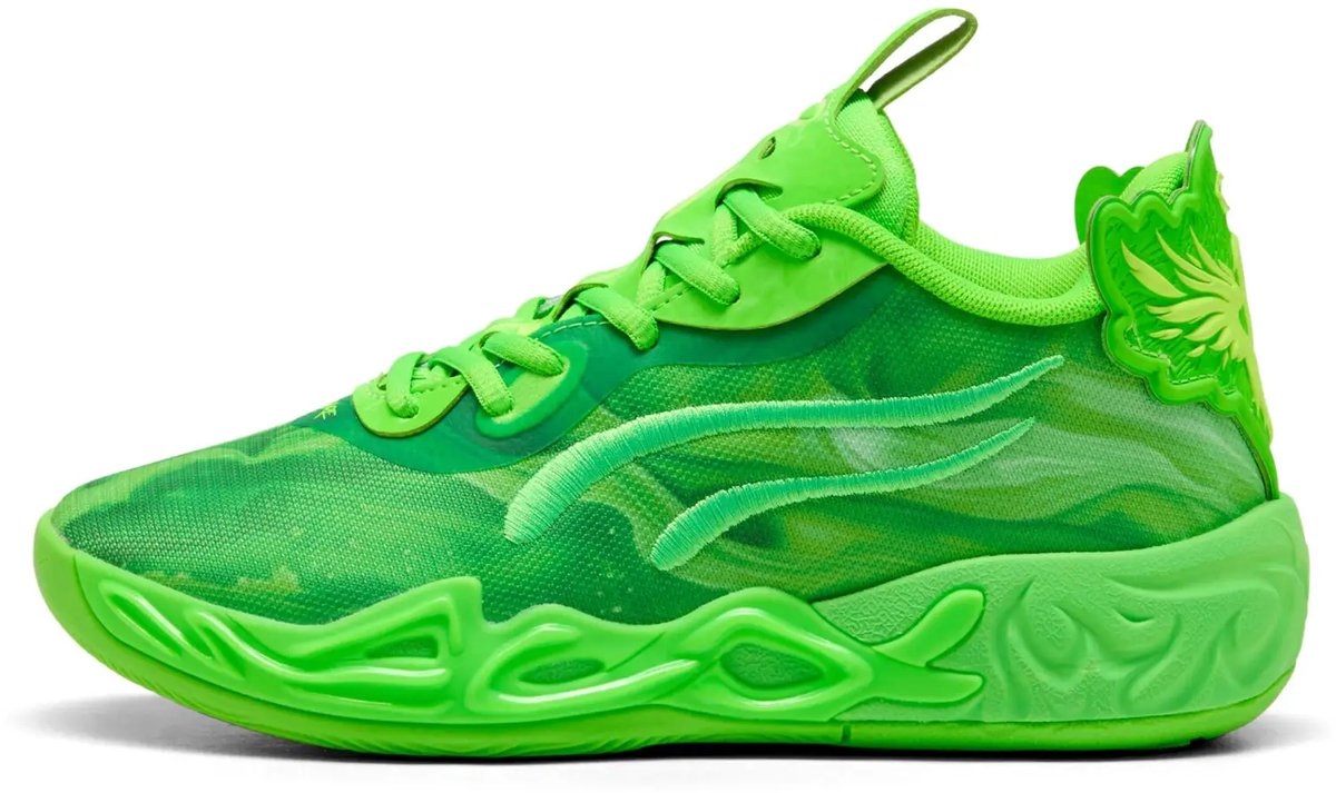 Basketbalschoenen voor kinderen Puma MB.04 Lo Team Groen