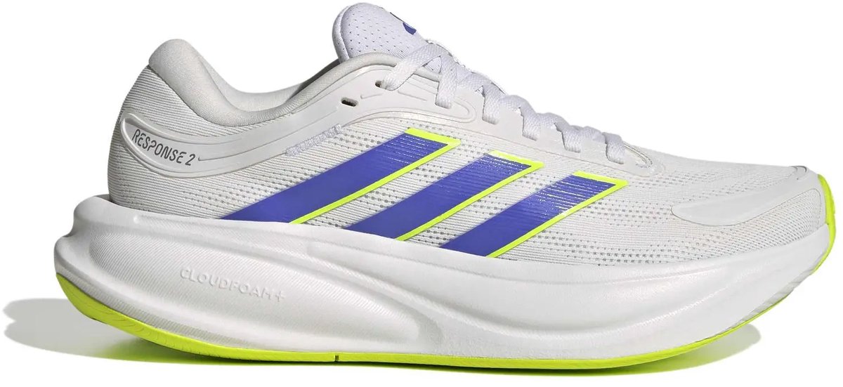 Hardloopschoenen voor dames adidas Response 2 Ftwwht/knobbel/knalblauw