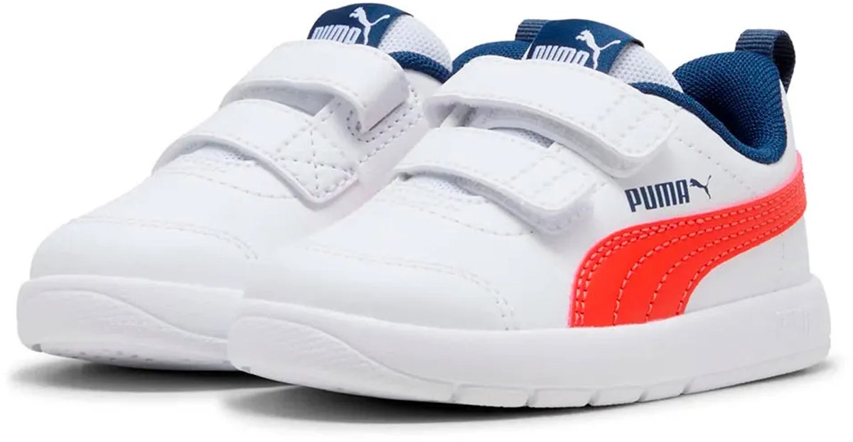 Puma Courtflex V3 V Schoenen Kinderen Blauw