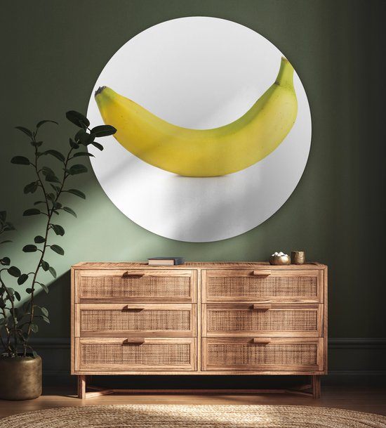 Copie de l'assiette en plastique Banana Wall Circle jaune ⌀ 140 cm