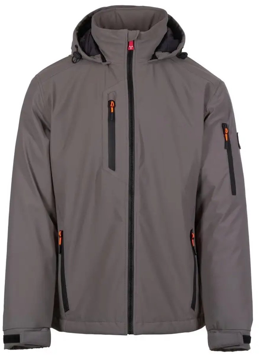 gevoerd softshelljack Payper Wear Creek Pad Ultralite Grijs