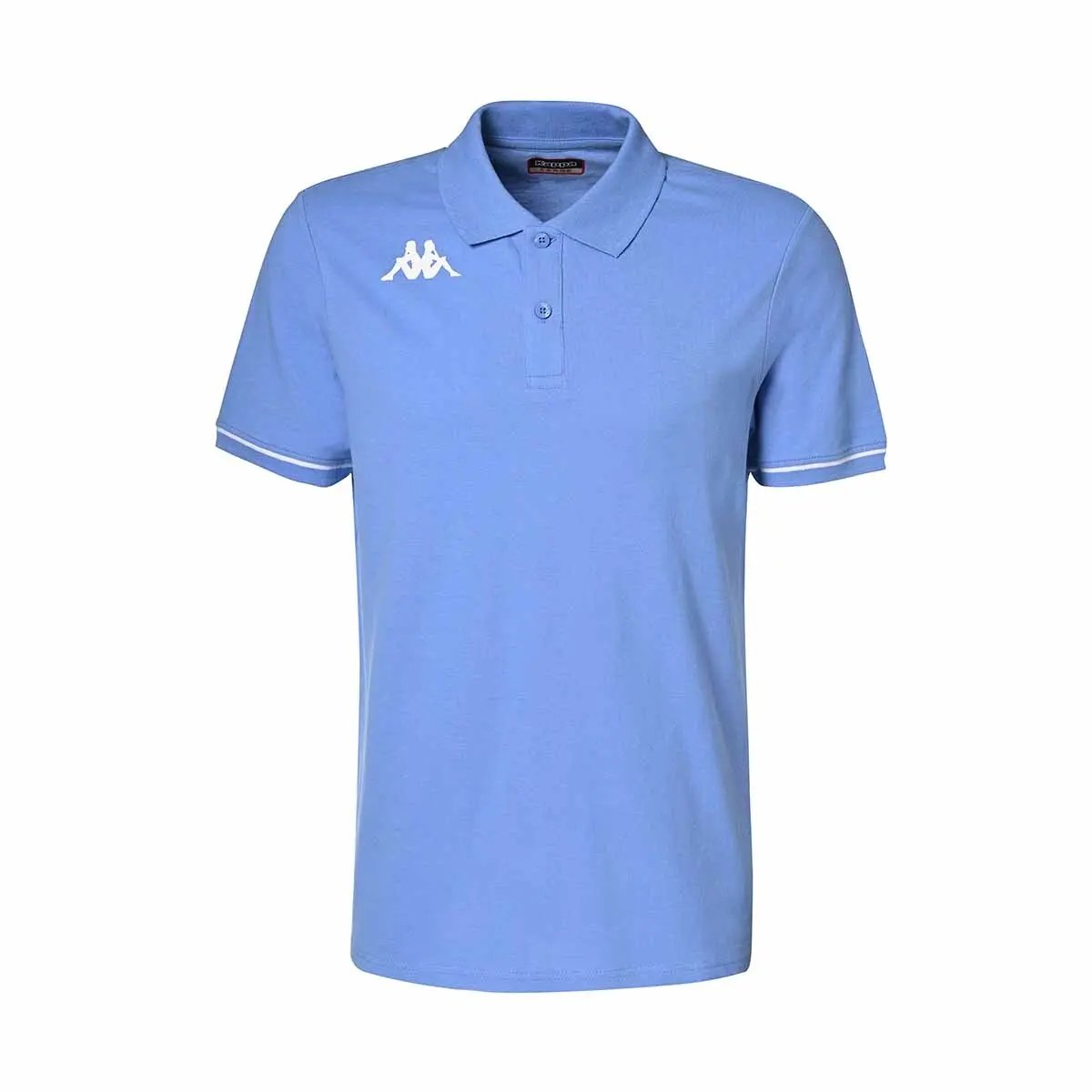 Kappa Barli Korte Mouw Poloshirt M Man Wit