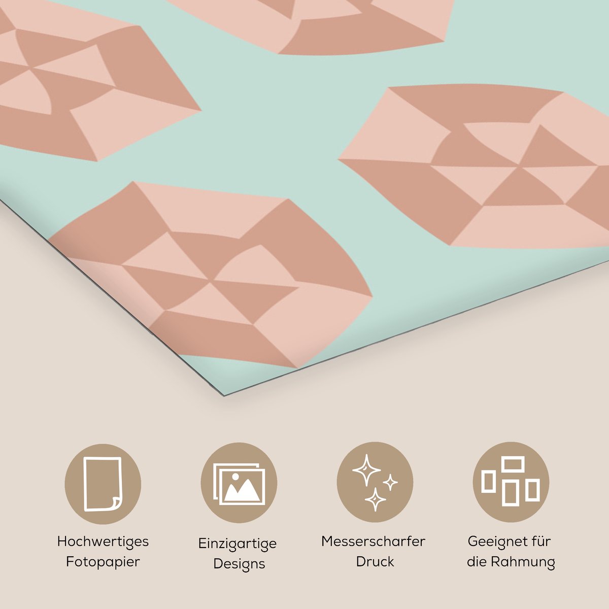 Poster 180x120 cm - Zomer - Parasols - Lichtblauw - Posters - Kamer decoratie - Wanddecora