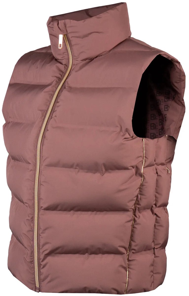 Dames zonder mouwen rijjacket HORKA Daphne Deep Ruby