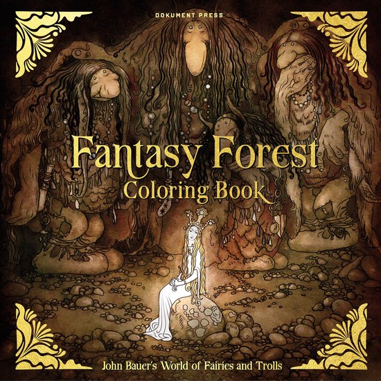 Fantasy Forest Coloring Book - cover