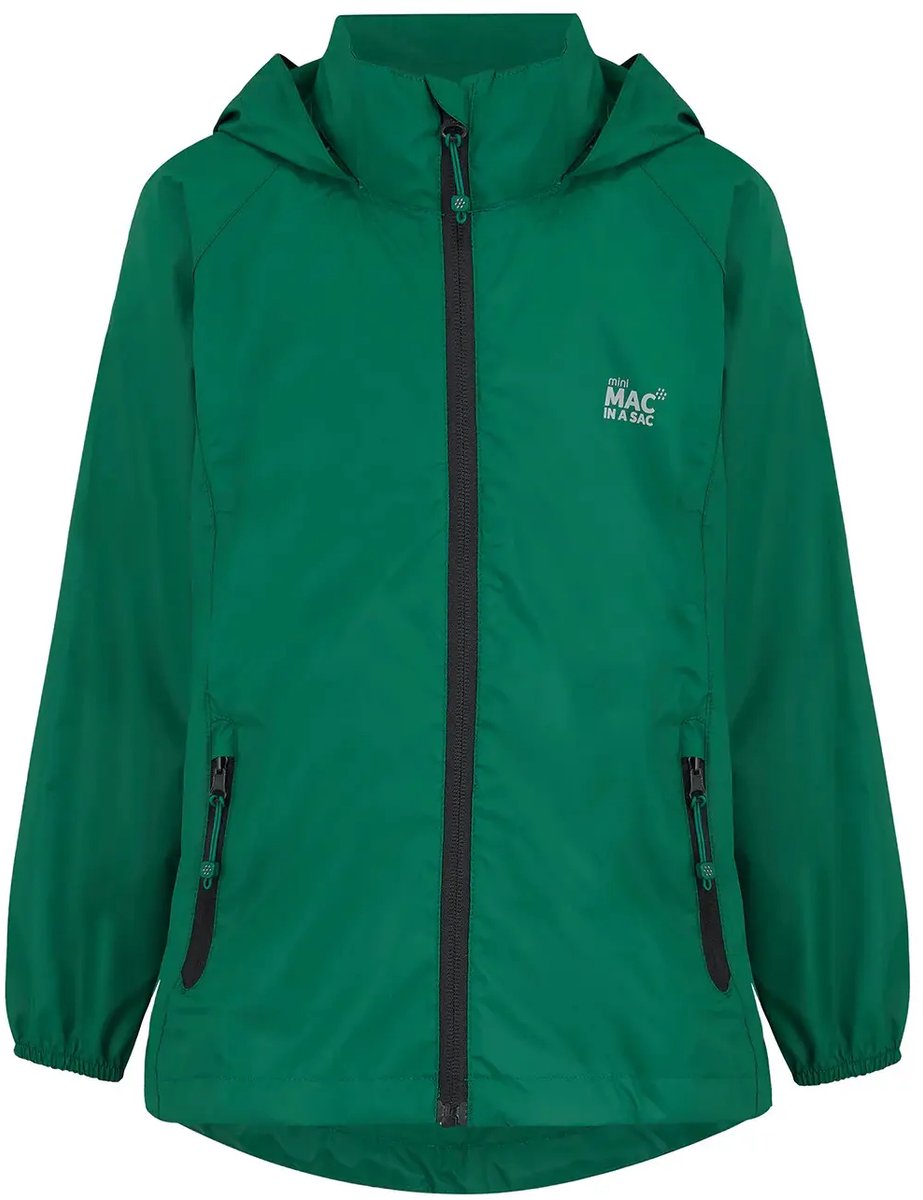 Waterdicht kinderjack Mac In A Sac Origin Groen