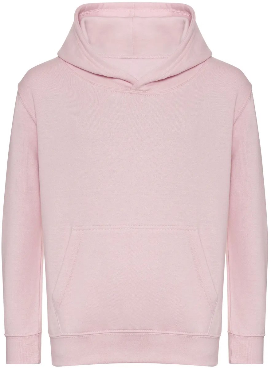 Just Hoods Kids´ Organic Hoodie JH201K - BABY PINK - 7/8 (M)