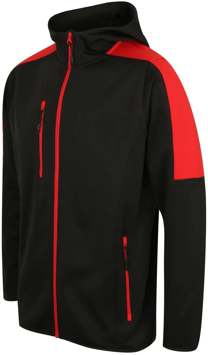 Finden + Hales Adults Active Softshell Jacket FH622 Zwart