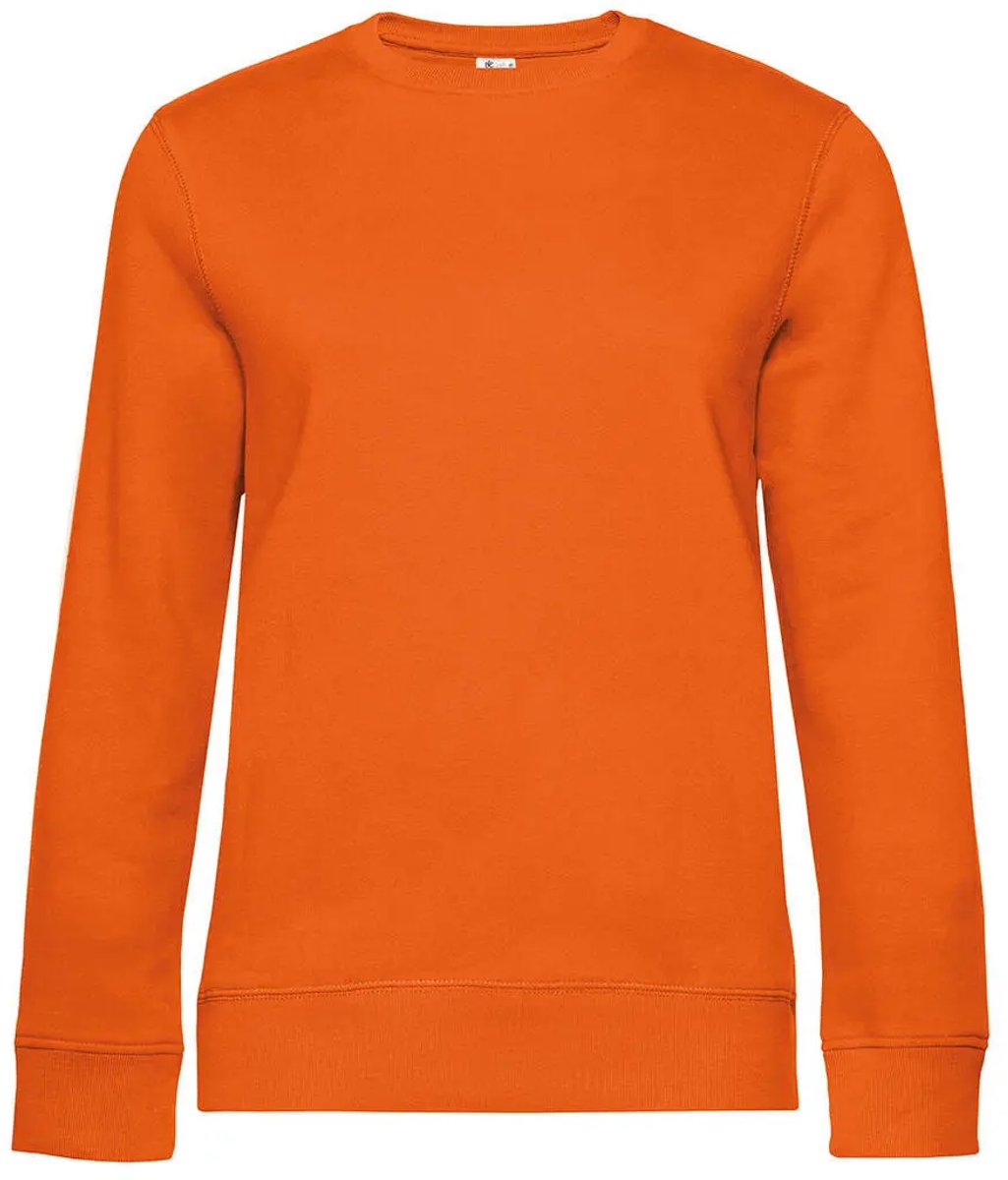 Dames sweatshirt met ronde hals B&C Queen