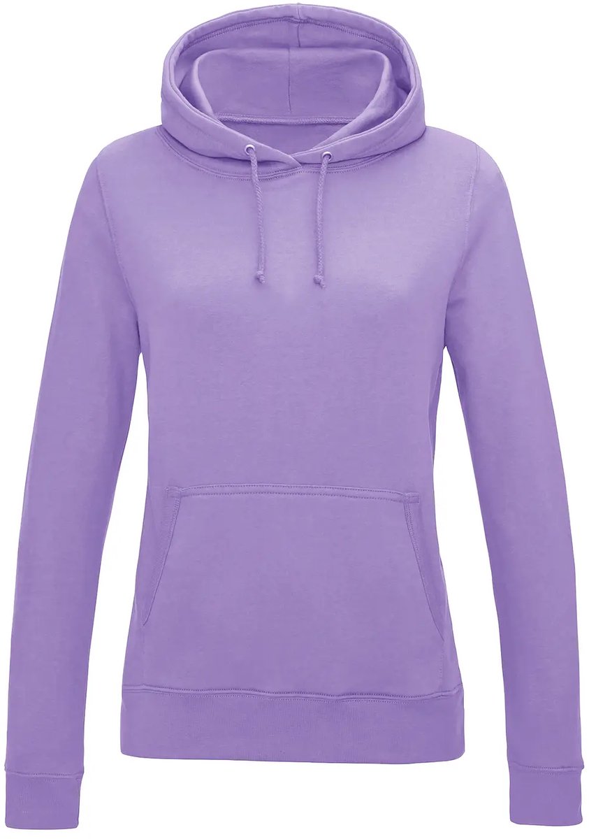 Dames Hoodie Just Hoods College Digitale Lavendel