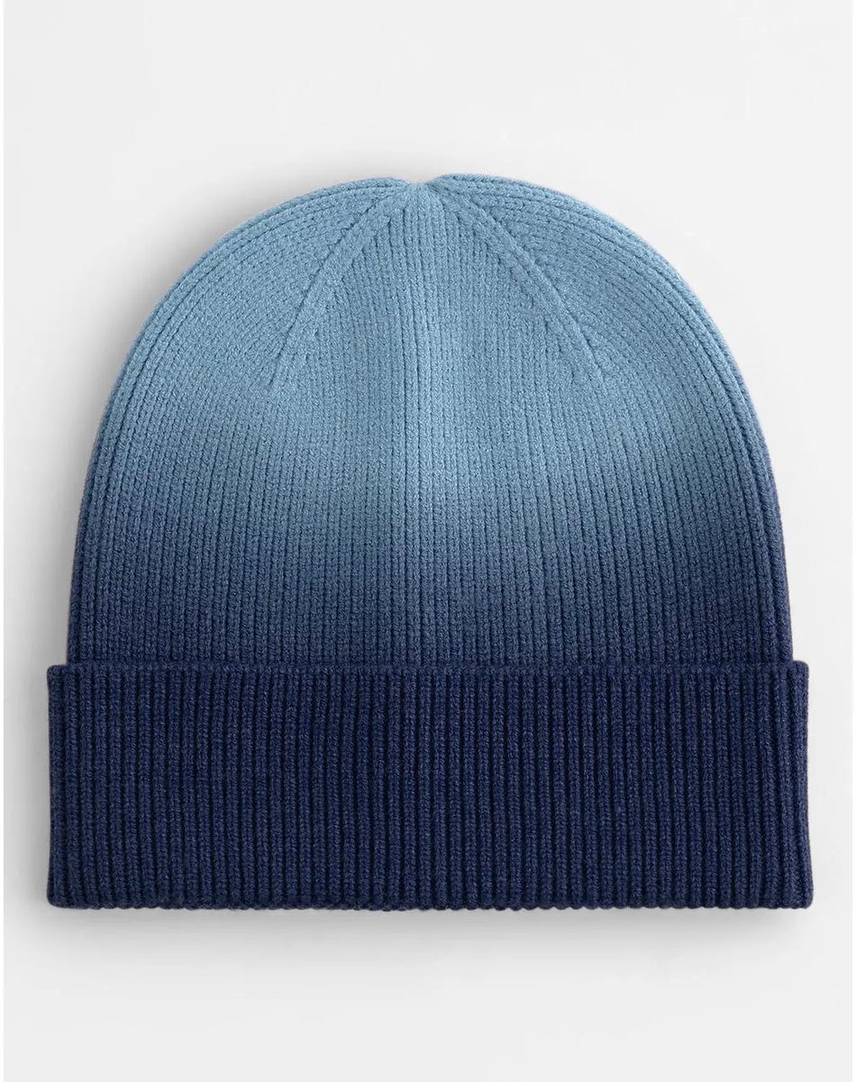 Dip Dye Beanie - Navy Dip Dye - One Size