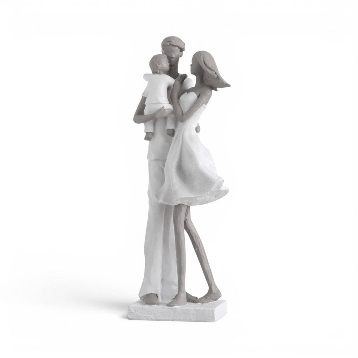 Beeld Gezin Koppel En Kind 31 cm