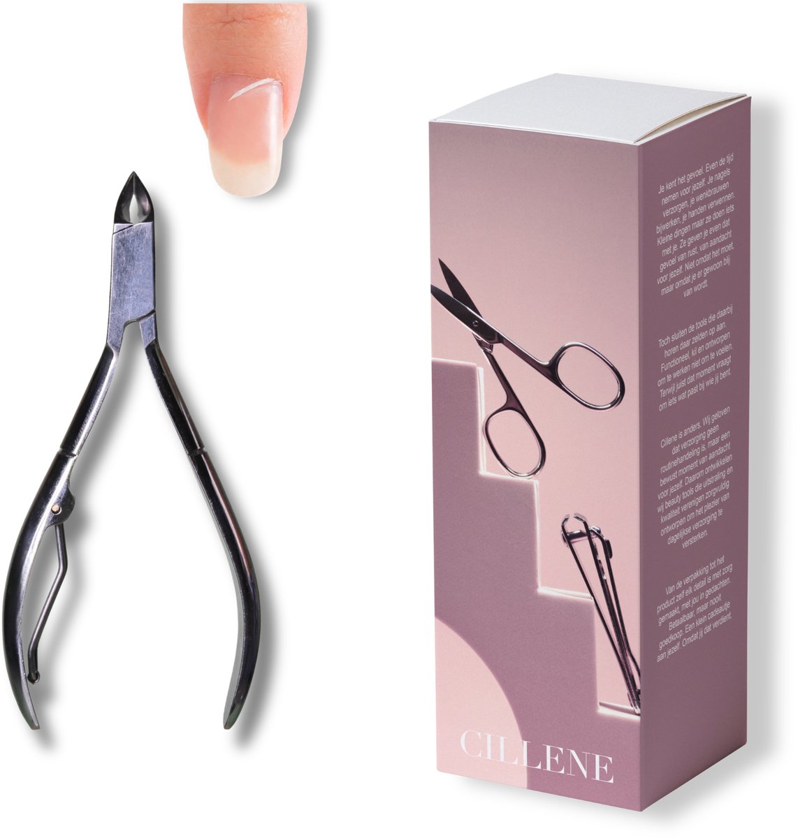 Nagelriemknipper - Huidschaar - cuticle remover - RVS - nagelriemverzorging