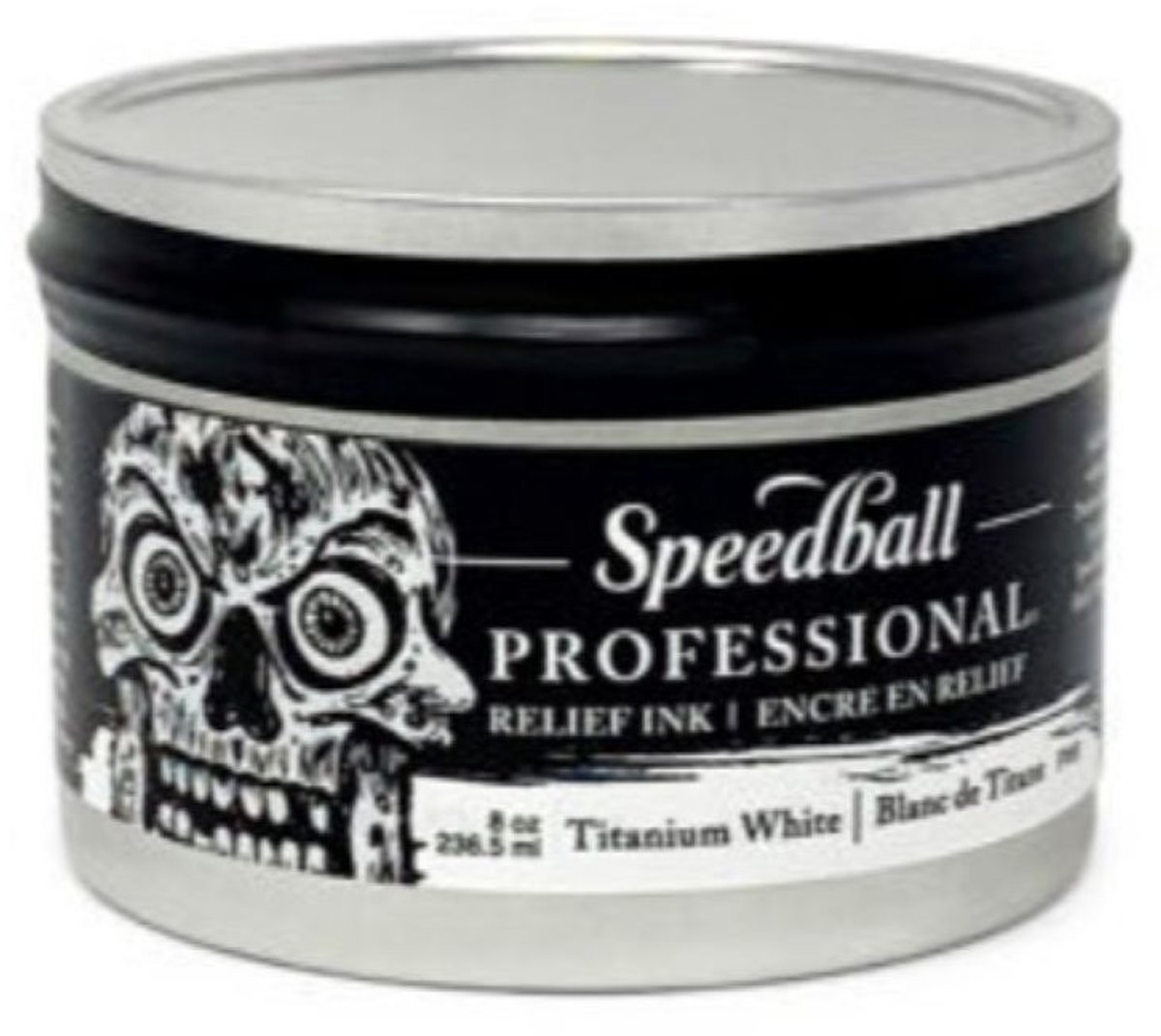 Professional Titanium White relief ink - Speedball