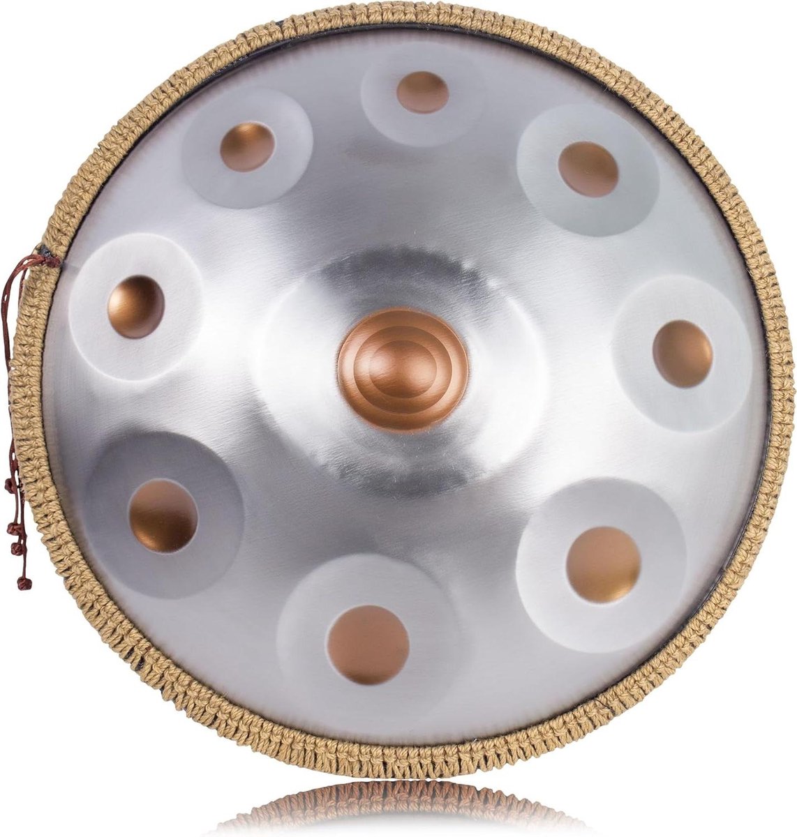 Handpan Drum - Steel Drum Muziekinstrument - Meditatie en Ontspanning - Gemaakt van Roestvrij Staal - 19 Inch 9 Tonen