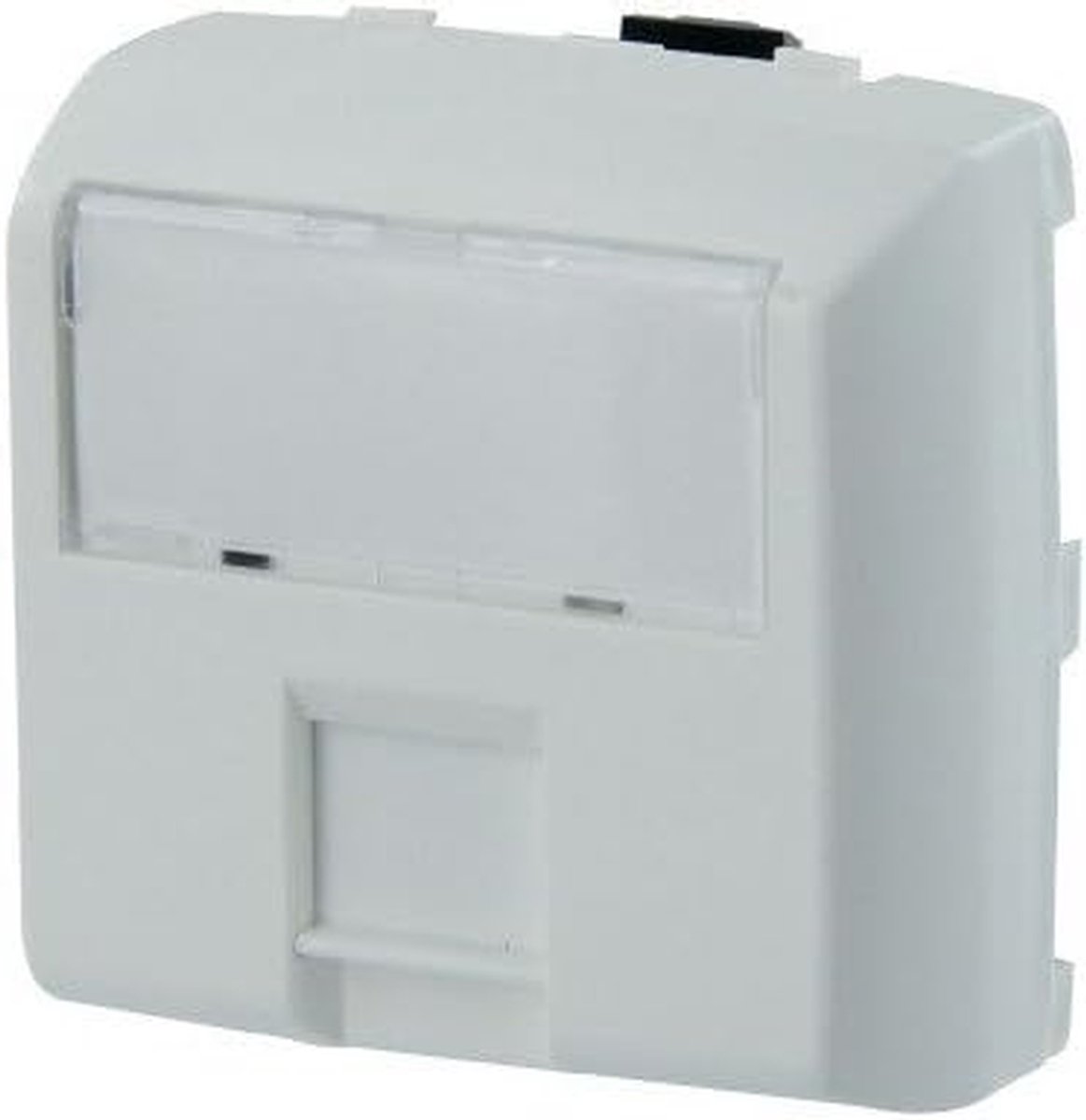 RJ45 Multimedia Socket - Netwerk Stopcontact - Netwerk Installatie - Inbouw Model - 18.6 x 10.4 x 3.6 cm - Wit