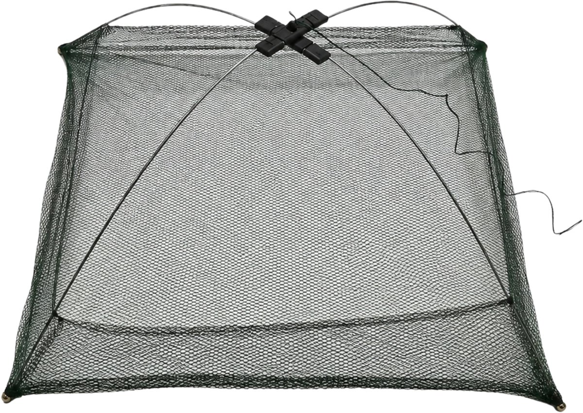 Kruisnet - 100 x 100 cm - Inklapbaar - Aasvisjes Vangen - Visnet
