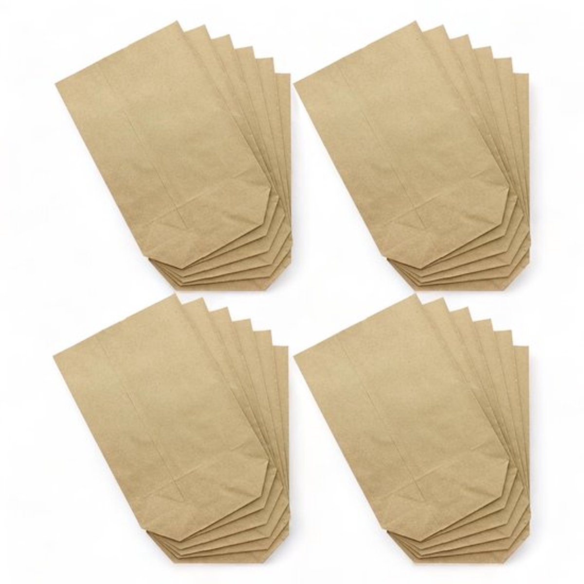 Dailygoody - Kraftpapieren zakken - 24 stuks - Ideaal voor knutselen
