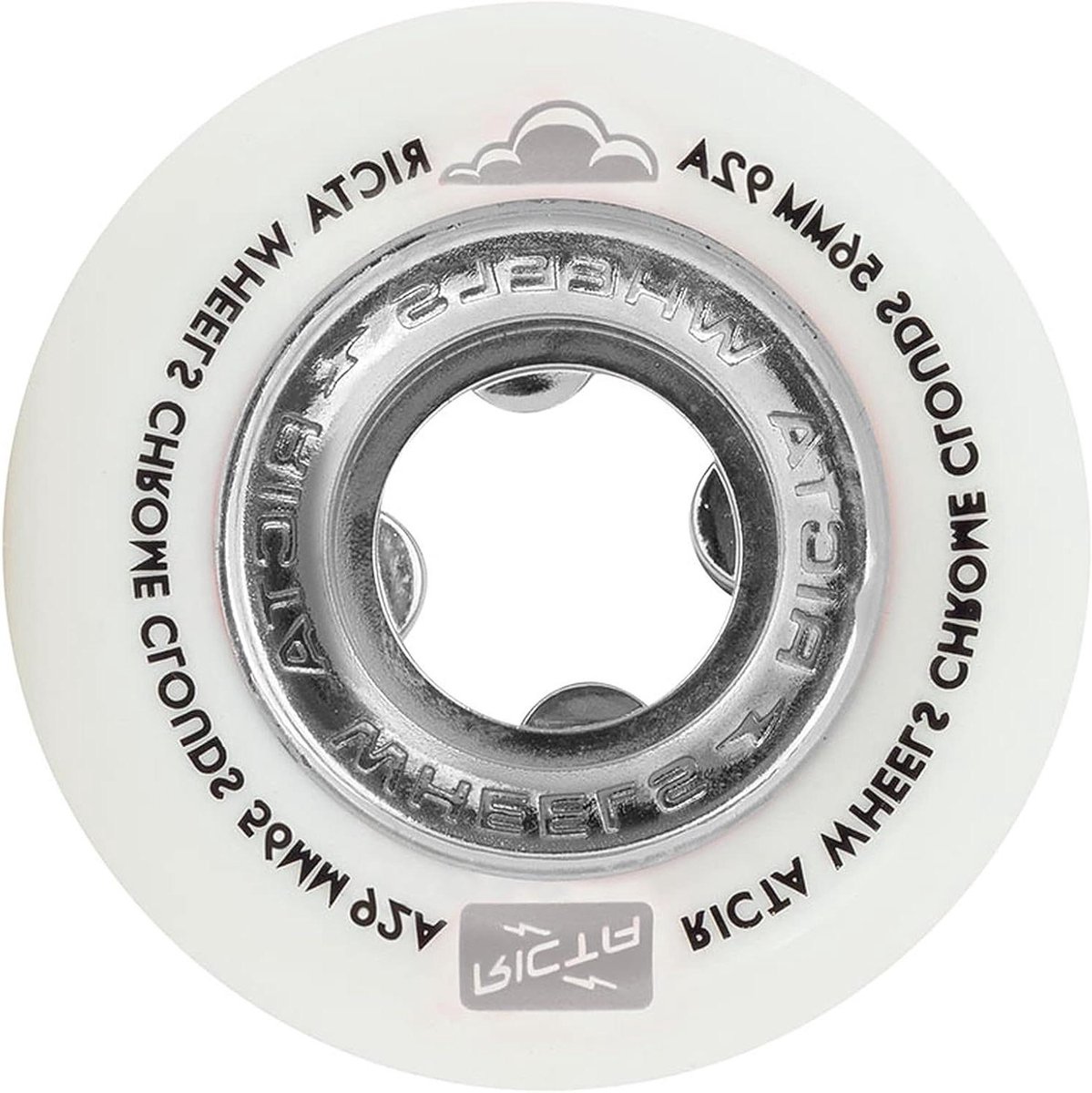 Skateboard Wielen Wielen Skateboard Skaten Chrome Wolken Ontwerp 56mm 92a