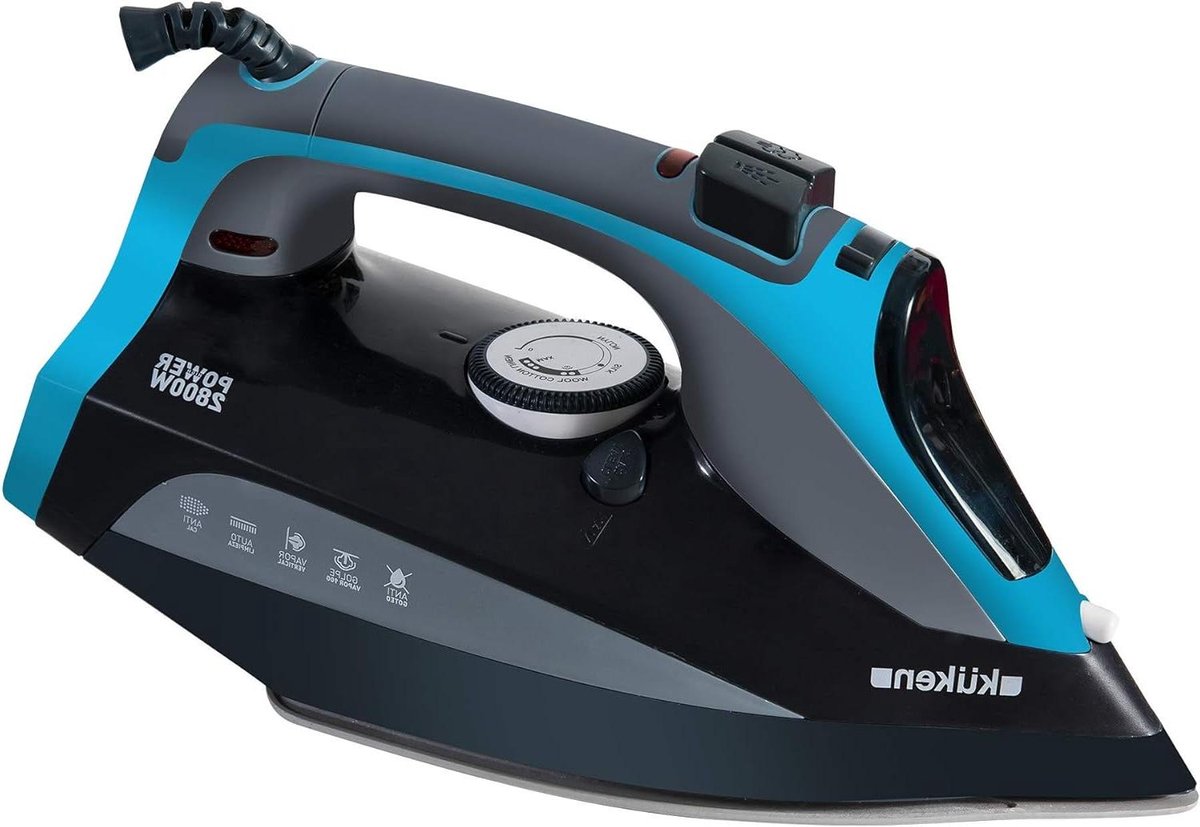 Stoomstrijkijzer - Strijkijzer - Kreukels Verwijderen - RVS Zolen - 2800 W - Multicolor