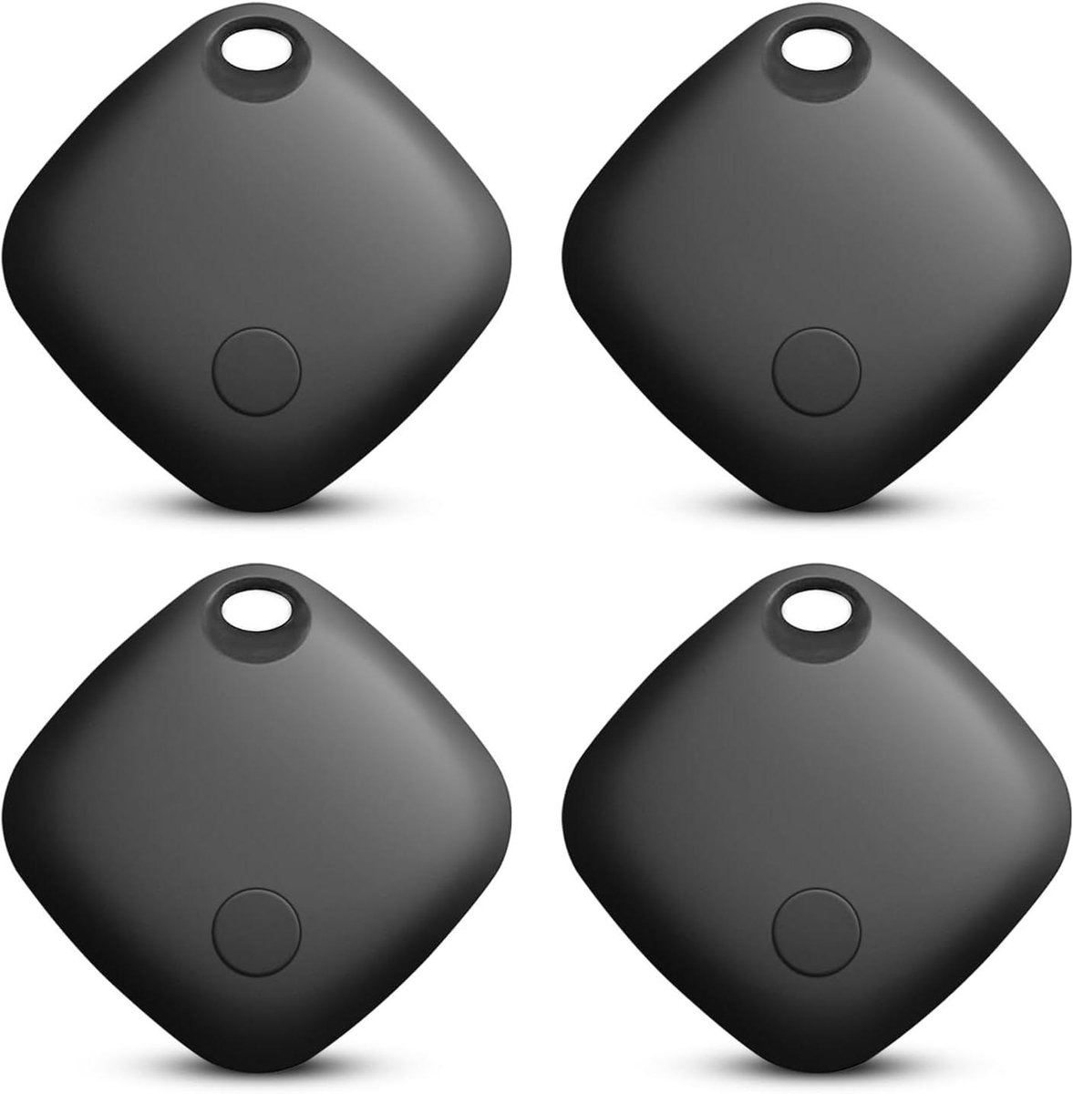 Smart Tag Tracker - Sleutelzoeker GPS - Spullen Terugvinden - Google Find My Device - IP67 Waterdicht - Zwart