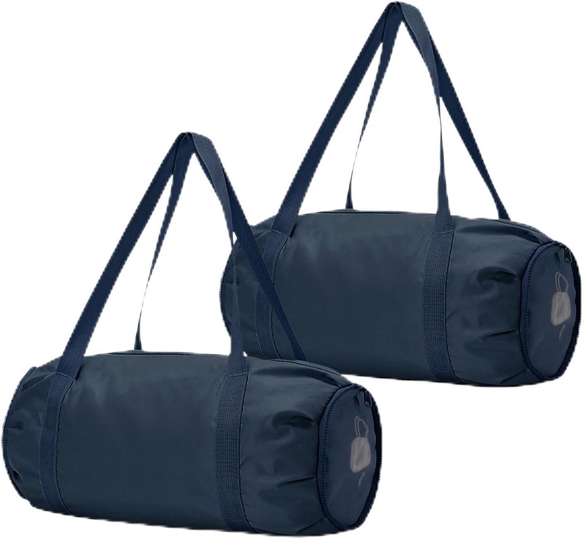 Opvouwbare reistassen 48,3 x 28,9 cm - 25 liter waterdichte sporttas voor fitness, camping en weekenduitjes, handtas voor dames en heren, blauw