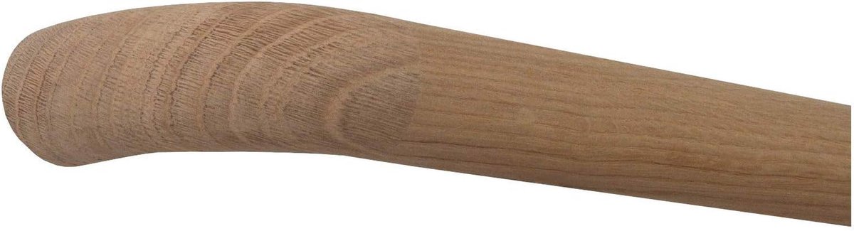 Eikenhout Leuning - Wandleuning Trap - Veiligheid Binnenshuis - Onbehandeld Massief Hout - 150 cm - Natuurlijk Hout