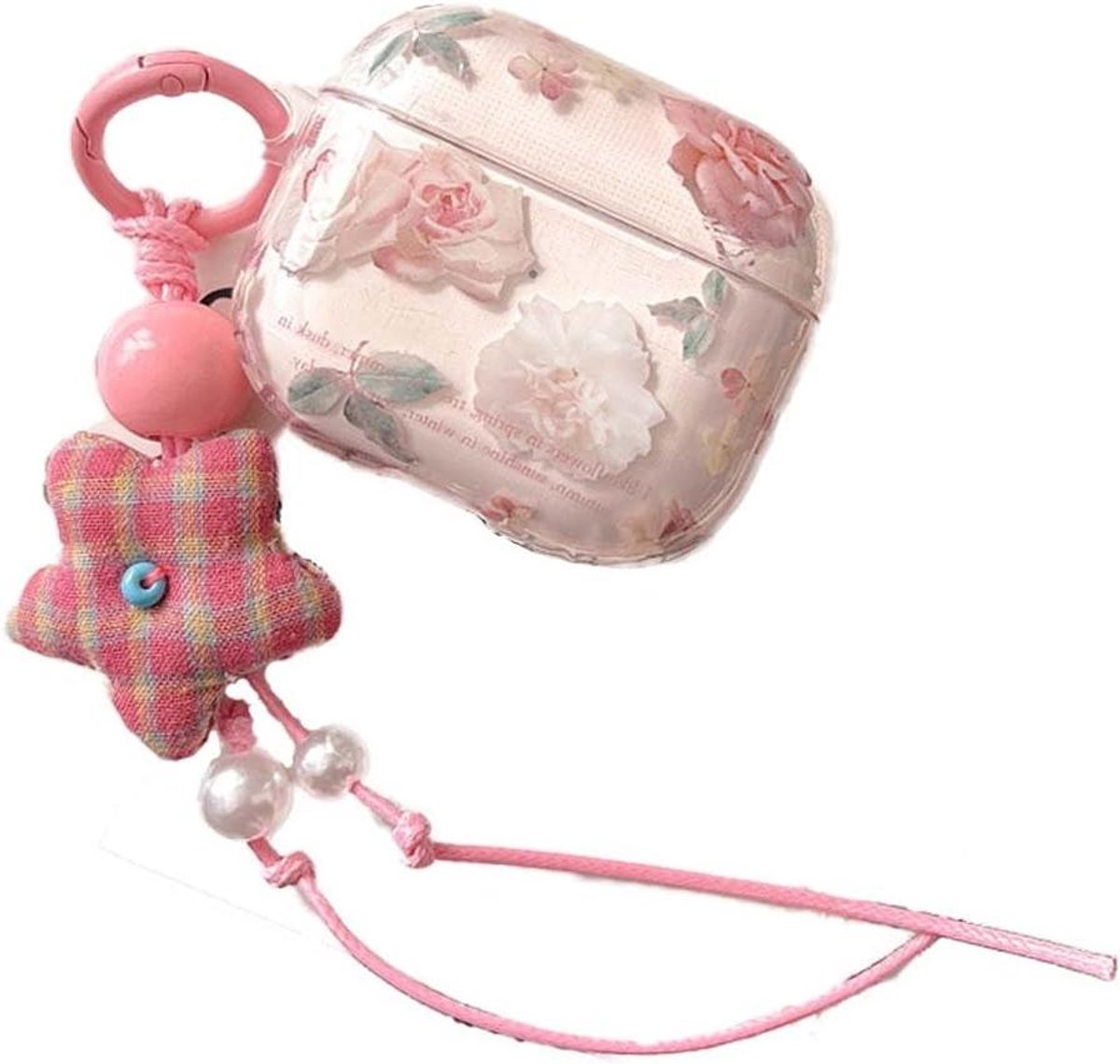 Oordopjes Hoesje - Koptelefoon Cover - Bescherming Oordopjes - Schattig Patroon Design - 6 x 6 x 2 cm - Roze