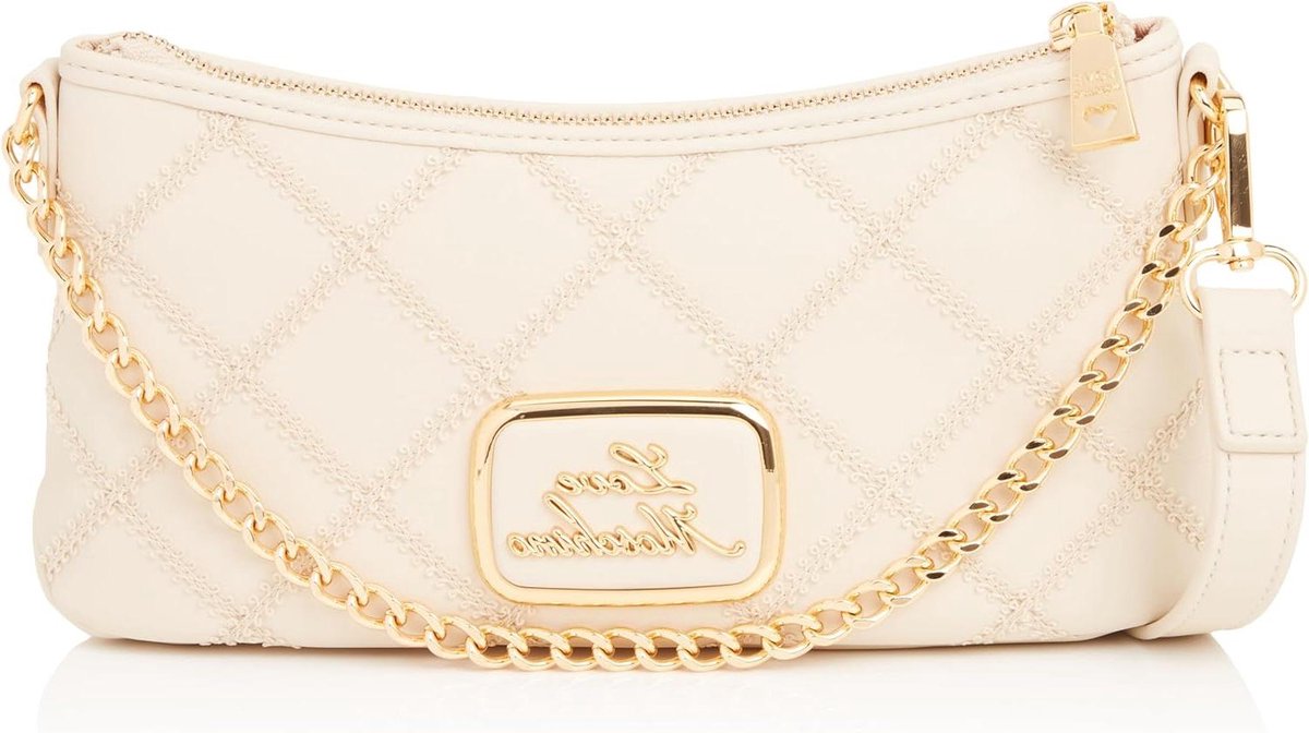 Dames Handtas - Schoudertas Hobo - Dagelijks Gebruik - Stijlvolle Afwerking - 5 x 25 x 13 cm - Parel Wit