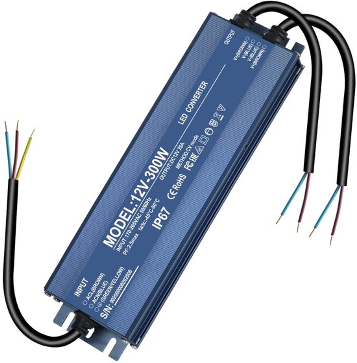 Store_7 - Transformator 12 V - LED Driver 300 W - Eenvoudig te
