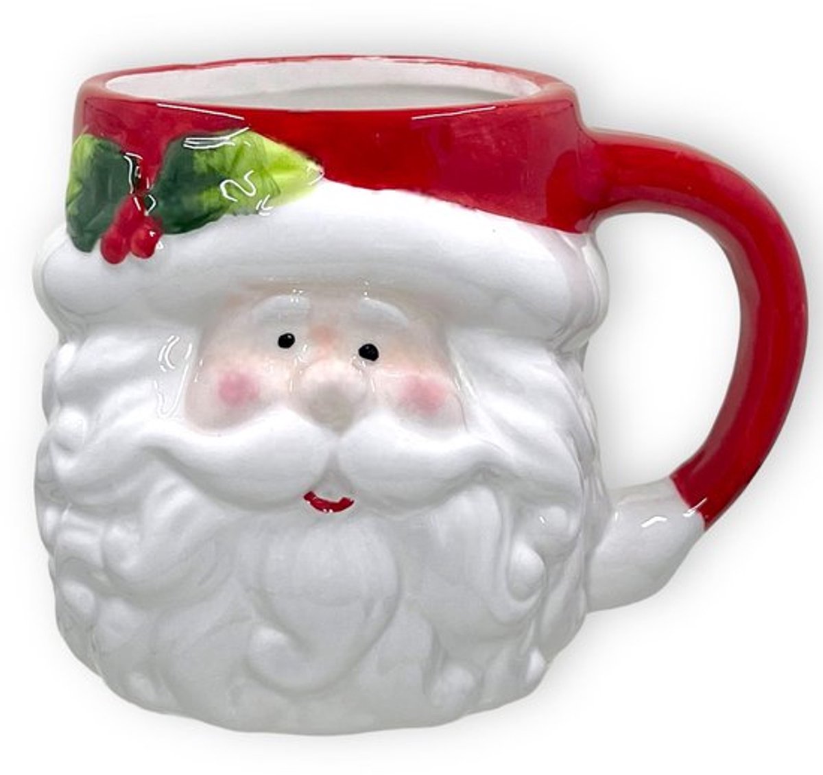 3D Kerstdesign Theekopje Koffiebeker Santa