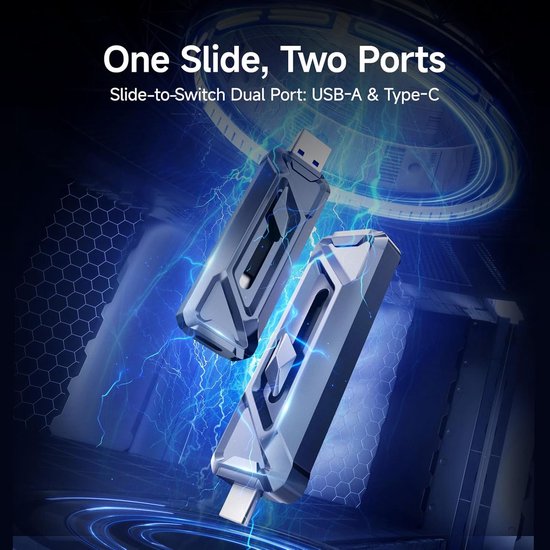Externe SSD - Snelle Opslag - Bestanden Overzetten - Hoge Snelheid - 1 TB - Zwart — afbeelding 4