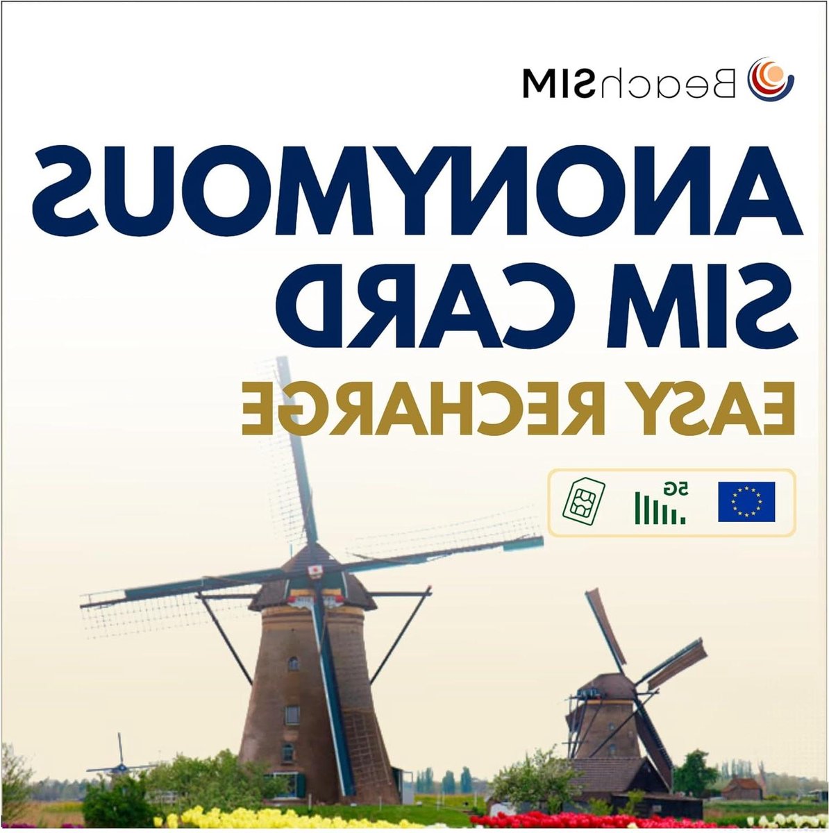 Prepaid SIM-kaart - Anonieme SIM Holland SIM - Bellen en Internetten - Geen ID registratie - Standaard formaat