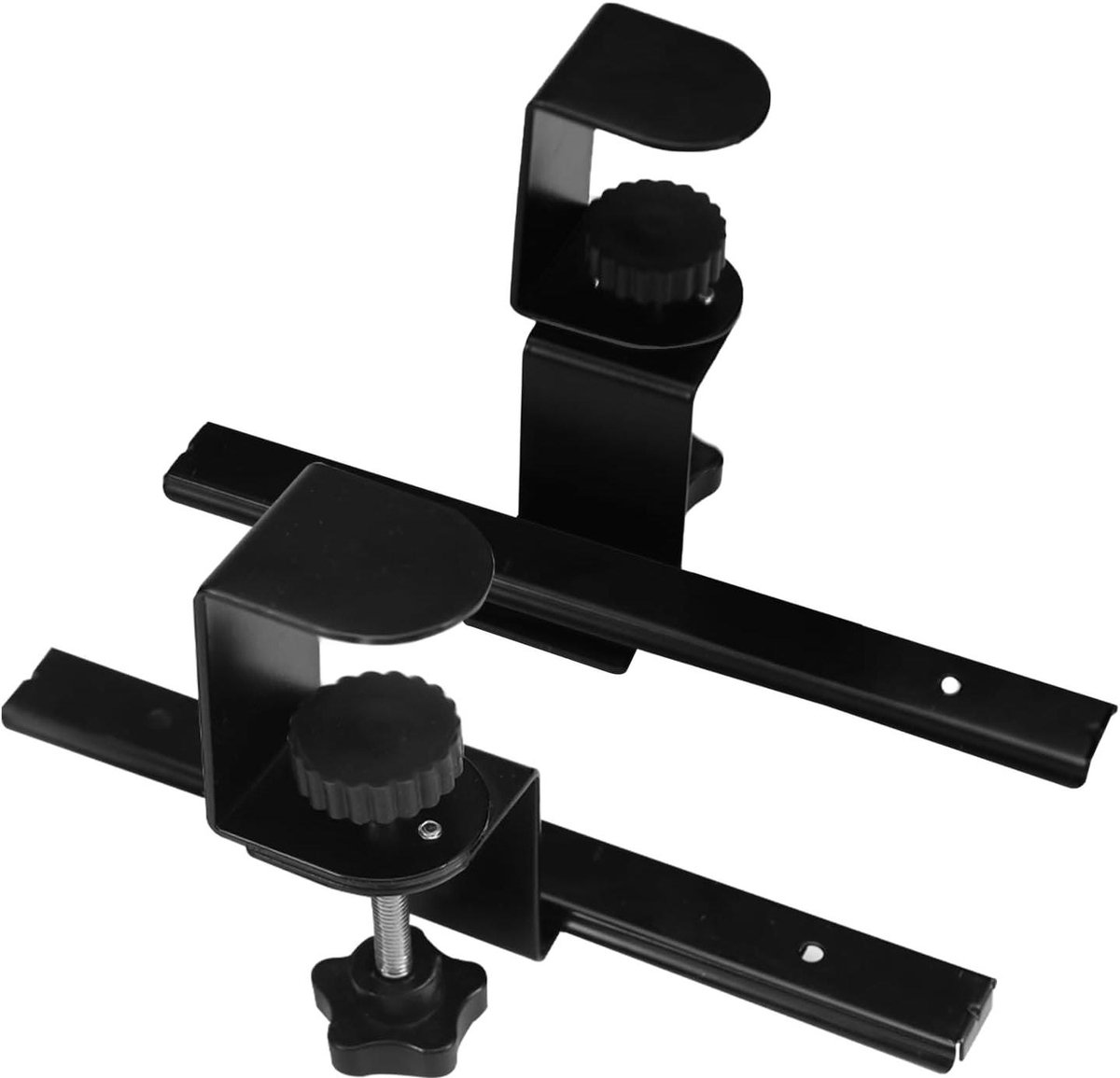 Toetsenbordlade Onder Bureau - Uittrekbare Lade Bureau - Ergonomisch Werken - 45 Graden Draaibaar - Tot 4.5cm Dikte - Zwart