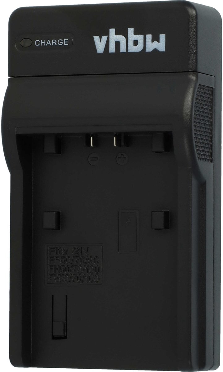 vhbw USB-C-oplader compatibel met Sony Handycam DCR-DVD106E, DCR-DVD109, DCR-DVD109E camera/camcorder - oplaadstation + USB-C-kabel met oplaadindicator