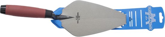 metseltroffel - troffel pleistertroffel - Metselwerk Afwerken - Ergonomische Durasoft Handgreep - 254x118mm - zilver — afbeelding 4