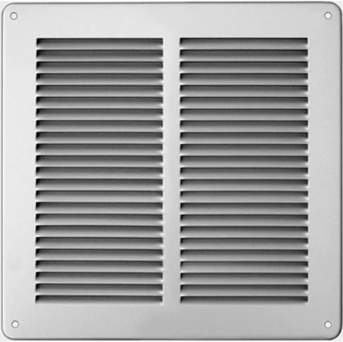 Metalen Rooster - Ventilatierooster - Ventilatie Afdekken - Met Gaas - 240x240mm - Aluminium