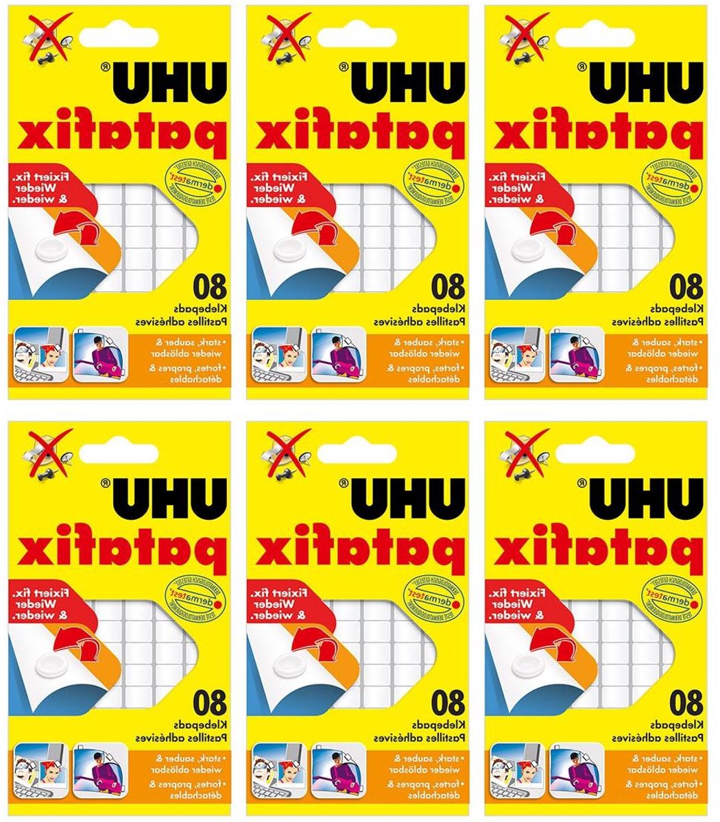 Kleefpads - Verwijderbare pads - Voorwerpen vastzetten - Herbruikbaar en schoon - 480 stuks - Wit