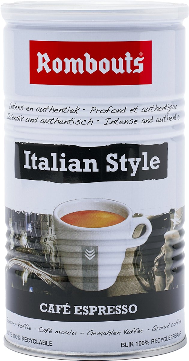 Rombouts - Koffie - 6 x Italian Style 500g gemalen koffie